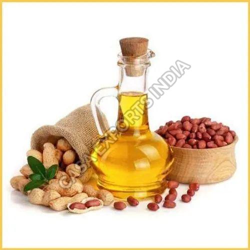 Yellow Liquid Natural Groundnut Oil, for Cooking, Certification : FSSAI