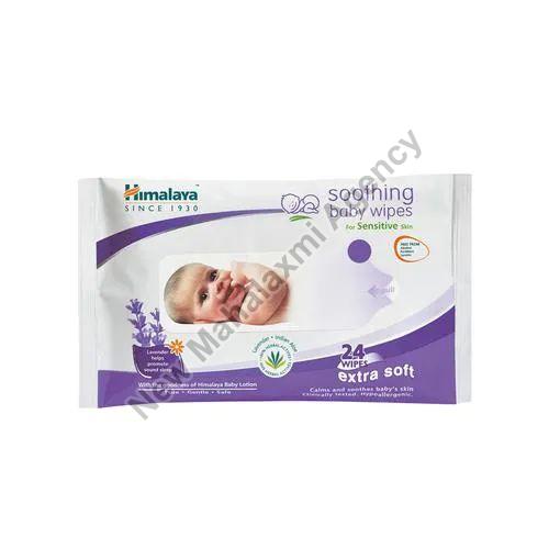 24 Wipes Himalaya Gentle Baby Wipes, Packaging Type : Plastic Packet