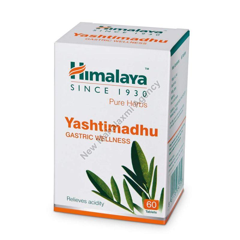 Himalaya Yastimadhu Tablet, for Treating Heartburn, Non-ulcer Dyspepsia, Grade Standard : Ayurvedic Grade