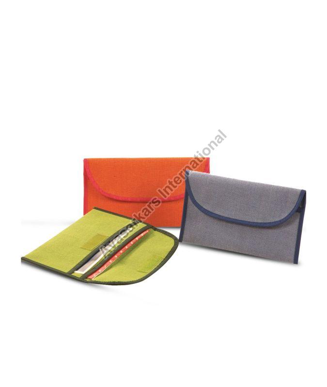 Plain Jute Document Folder, Feature : With Pocket Partition, Pocket Partition, Velcro Closure, Piping Outside