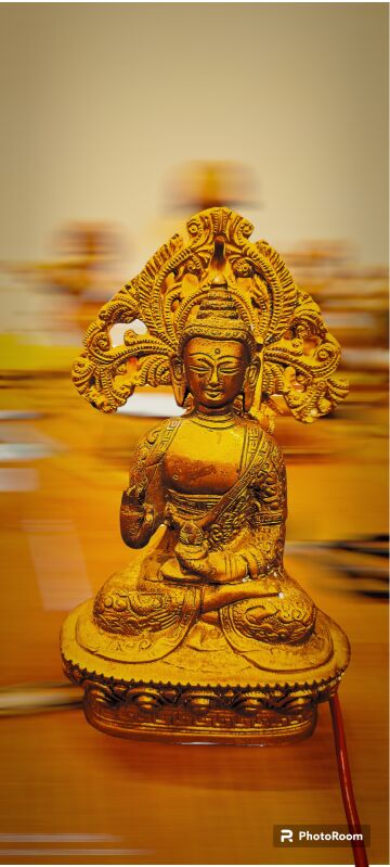 JP ART Brass Buddha Statue, Size : 10 inches