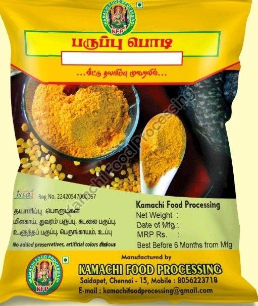 Indian Dhal Powder, Packaging Type : Pouch