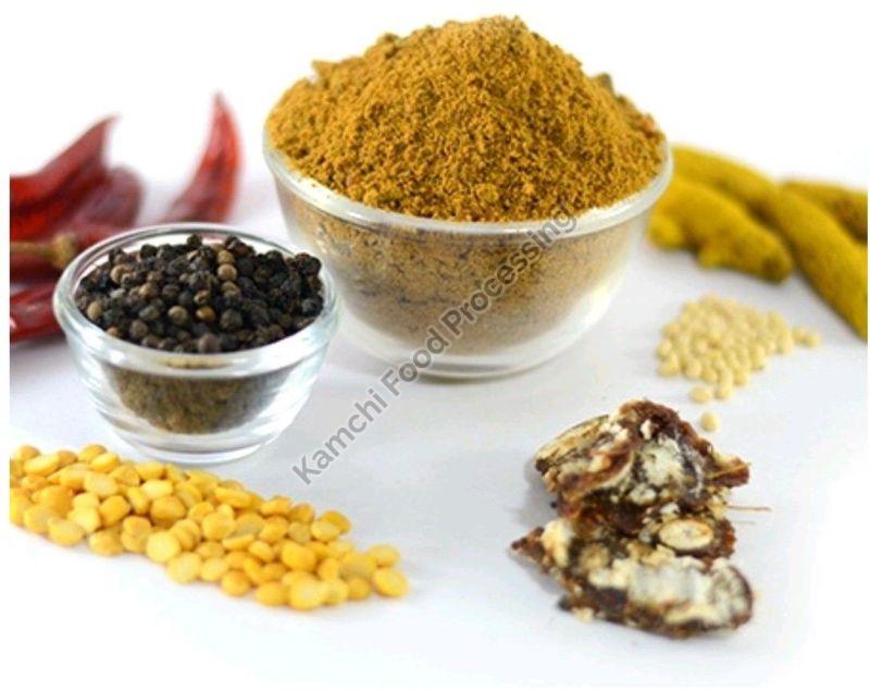 Brown Raw Common Kulambu Pepper Powder, for Cooking Use, Packaging Size : 500gm