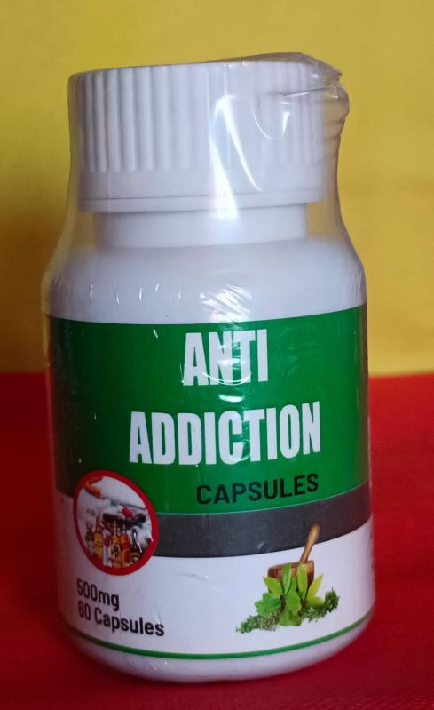 Anti Addiction Capsule, Size : 500mg