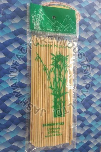 Creamy Bamboo Barbecue Skewers, for Restaurant, Food Courts, Size : 4-6 Inches