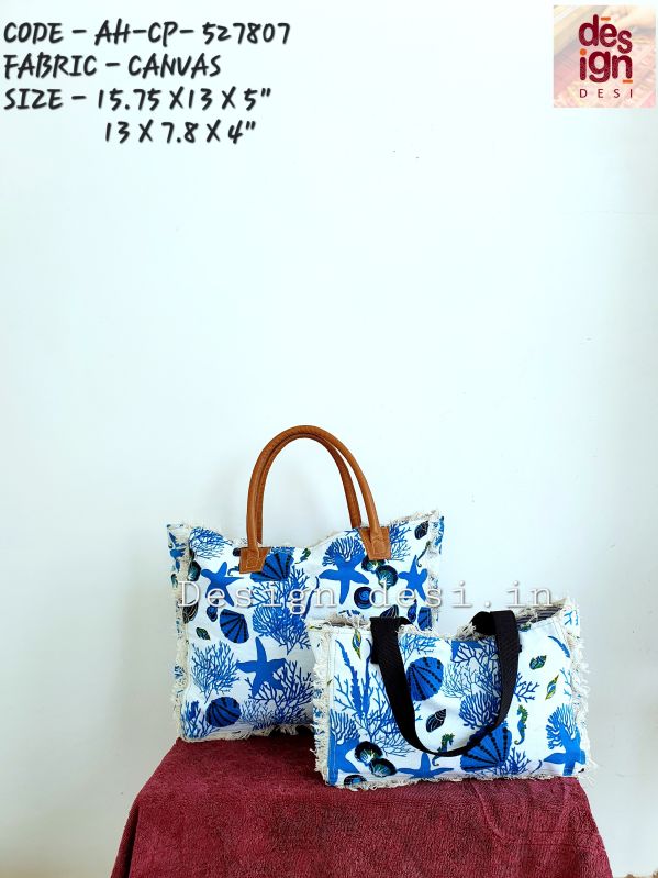 White Canvas Tote Bag, for Beach Use, Casual Party, Feature : Light Weight, High Grip, Durable