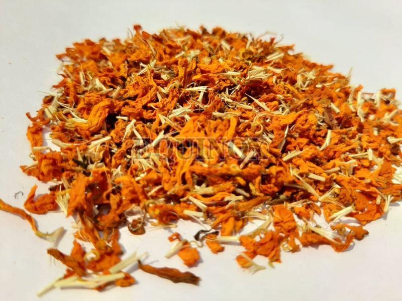 Orange dried marigold flower, Packaging Type : Packet