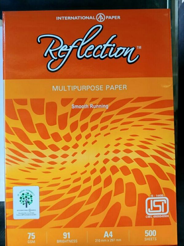 Reflection 75 gsm copier paper, Feature : Eco Friendly