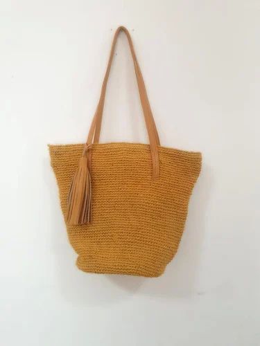 Raffia Tote Bag