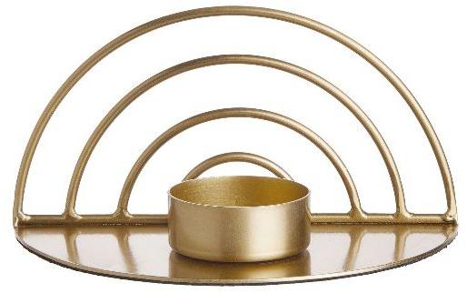 EPL Gold Decorative Iron T-Light Candle Holder, Mounting Type : Tabletop
