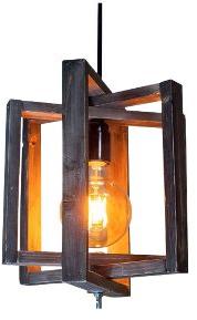Wooden Decorative Hanging Lamp