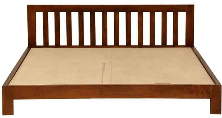 Plain Single Wooden Cot Bed