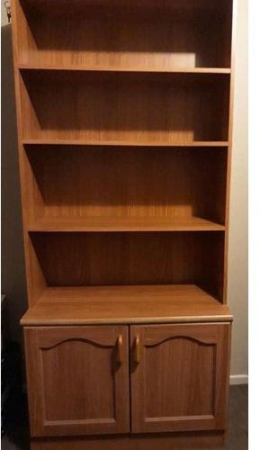 Polished Wooden Bookshelf, for Home Use, Library Use, School Use, Feature : Fine Finishing, Light Weight