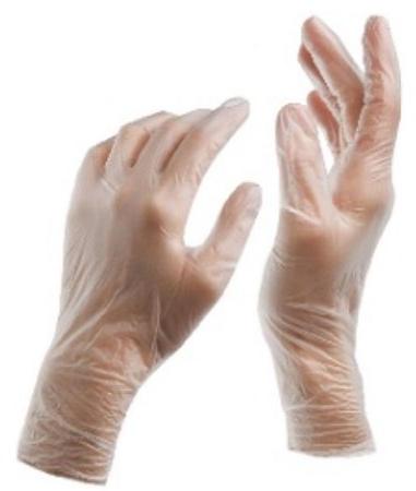 Vinyl Examination Gloves, Length : 10-15inches