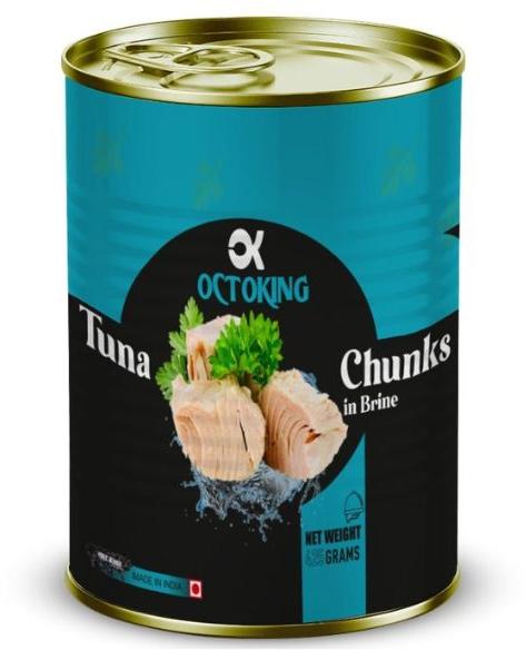 Canned Tuna Chunks in Brine 425gm, Certification : FSSAI