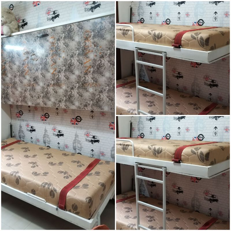 Polished Plywood bunk bed, Size : Custom