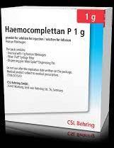 haemocomplettan p 1g USA/ UK/ Asia