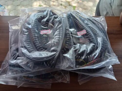 Spiral Cable, Color : Black