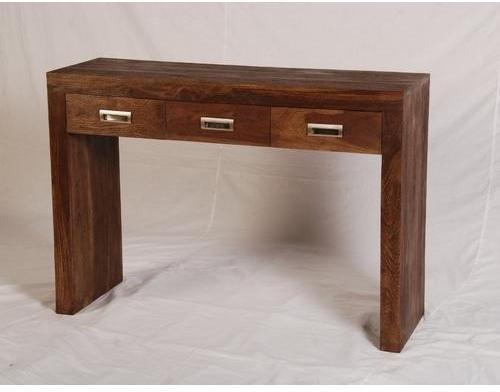 25-40 Kg Plain Polished Wooden Console Table, For Restaurant, Office, Hotel, Home, Dimension (lxwxh) : 600x325x450mm