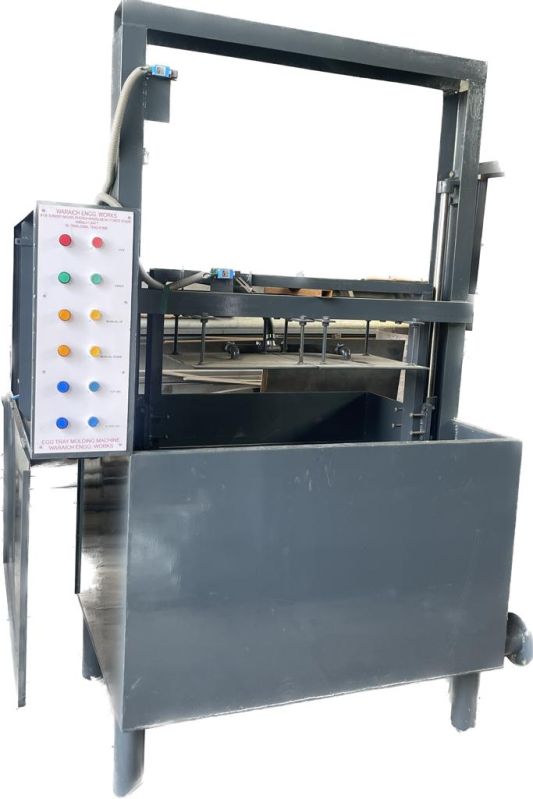Electric Polished Mild Steel Paper Egg Tray Machine