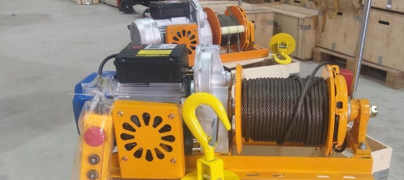 LIFTING 100-1000kg Electric Winch with clutch, for Construction, Capacity : 1ton