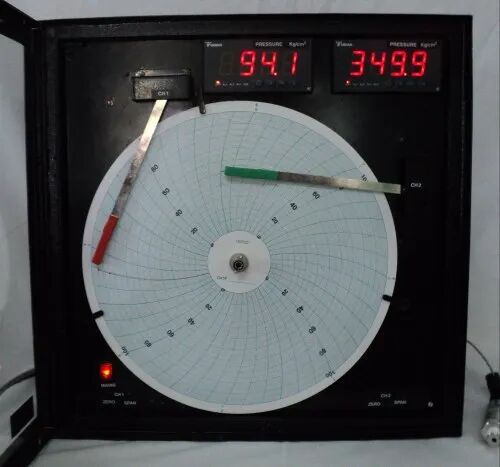 5 to 10 kg Potentiometric Circular Chart Recorder, Voltage : 240V