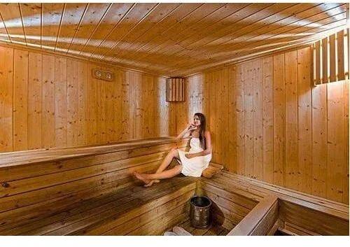 NEWZELAND PINE WOOD Sauna Room, Color : Pine Wood