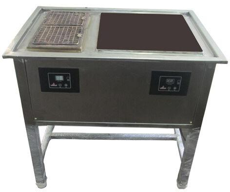 Stainless Steel Commercial Chapati Puffer