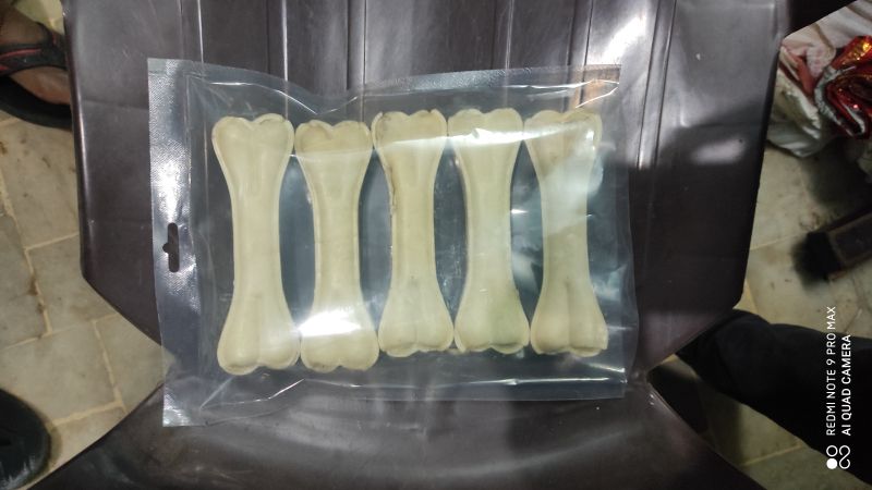 Raw hide pressed bone, Length : 3-5 Inches, 5-7 Inches, 7-9 Inches