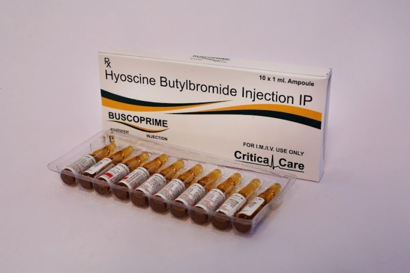 Buscoprime 20mg Injection, for Clinic, Hospitals, Packaging Size : 1ml