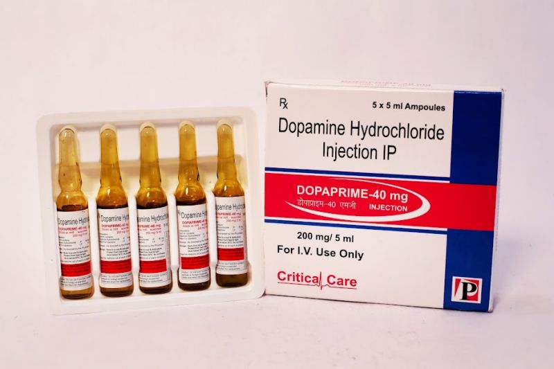 Dopaprime 40mg Injection, for Clinic, Hospitals, Packaging Size : 5ml