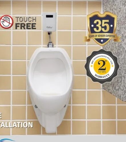 White Auto Urinal sensor