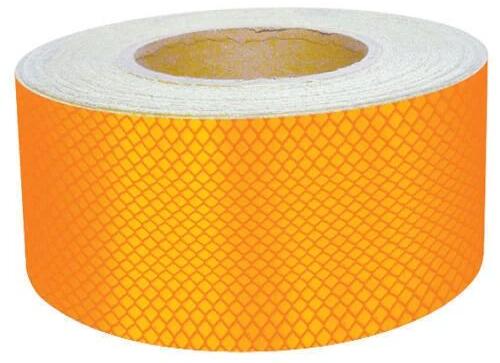 PET PVC Retro Reflective Tape, Color : Yellow