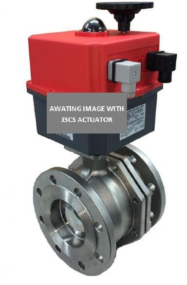 Electric Stainless Steel 2 Way Firesafe Flanged PN16 Ball Valve