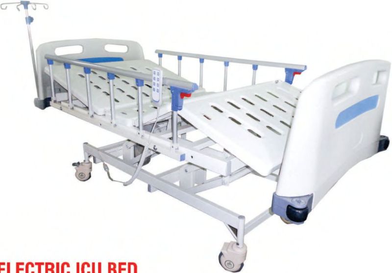 Rectangular Three Function Electric Icu Bed, for Hospitals, Size : Customised