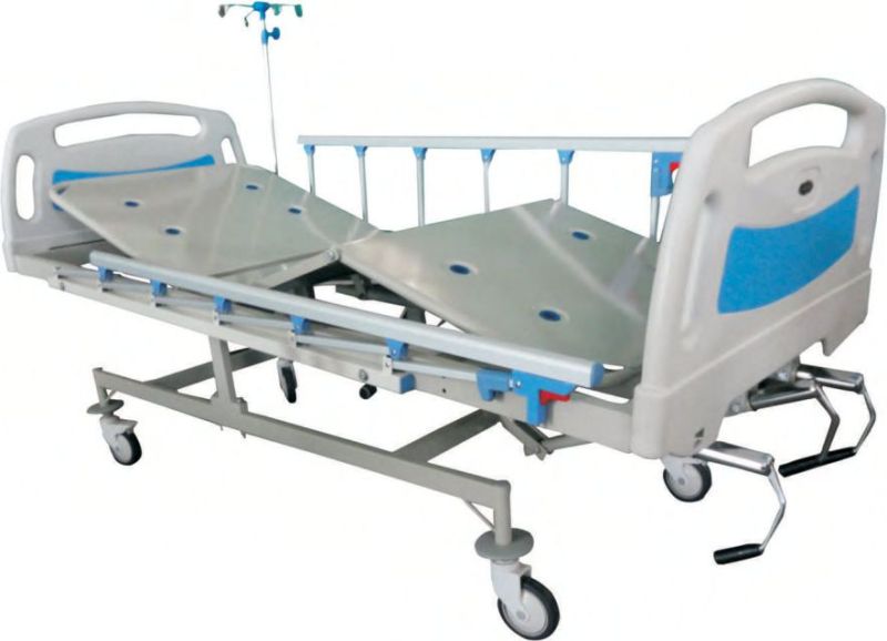 Three Function Manual Icu Bed, for Hospital, Feature : Durable, Easy To Place, Fine Finishing, Foldable
