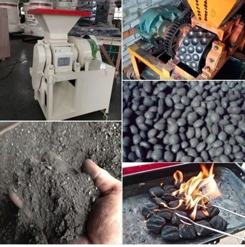 Semi-Automatic Coal Powder Briquetting Machine, Capacity : 2 to 3 Tons Per Hour