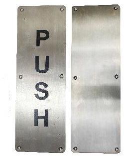 Stainless Steel Push Plate