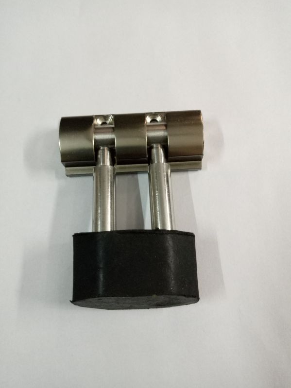 Silver Polished Steel Rod Door Stopper