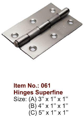 Silver Polished Stainless Steel Super Fine Hinges, for Door Fittings