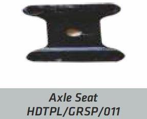 Black Polished Metal Axle Seat, Size : Customize