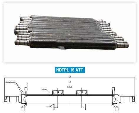 Polished Metal Dynamic Type Axle Tube, for Trailers