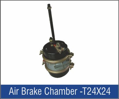 Polished Metal T24X24 Air Brake Chamber, for Trailer Axle, Size : Standard