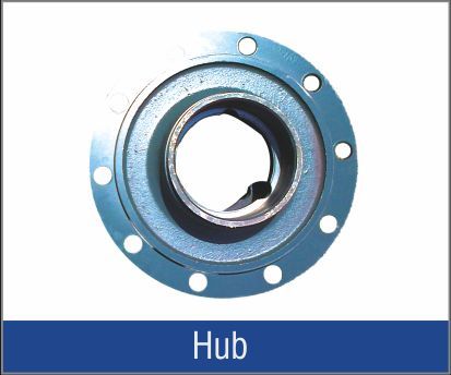 Polished Metal Trailer Hub, Feature : Anti Bubbling, Easy To Fit, Fine Finishing, Non Breakable, Rustproof