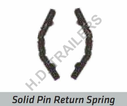 Polished Metal Solid Pin Return Spring, for Trailer, Size : 0-15mm