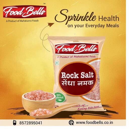 Food Bells himalayan rock salt, Packaging Type : Pouch