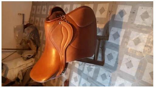 Jumping Saddle, Color : Brown