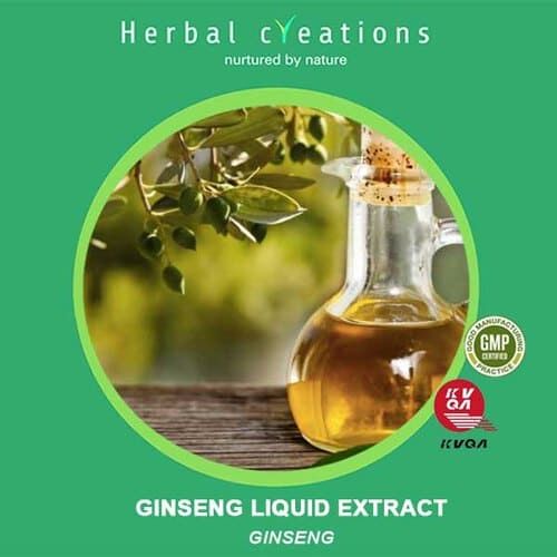 Panax Ginseng Liquid Extracts, Packaging Type : HDPE Can