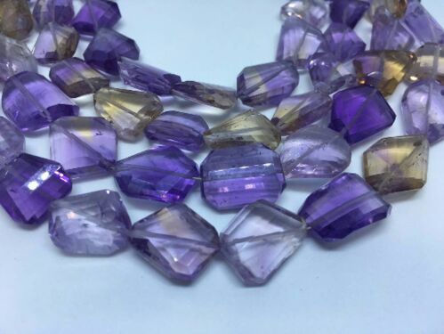 Ametrine Briolette Bead, Color : Purple