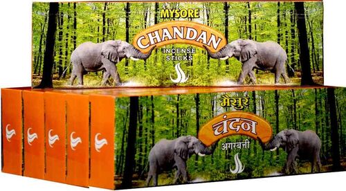 Leaf Chandan Incense Sticks, For Worship, Temples, Length : 6-12inch, 1-5 Inch